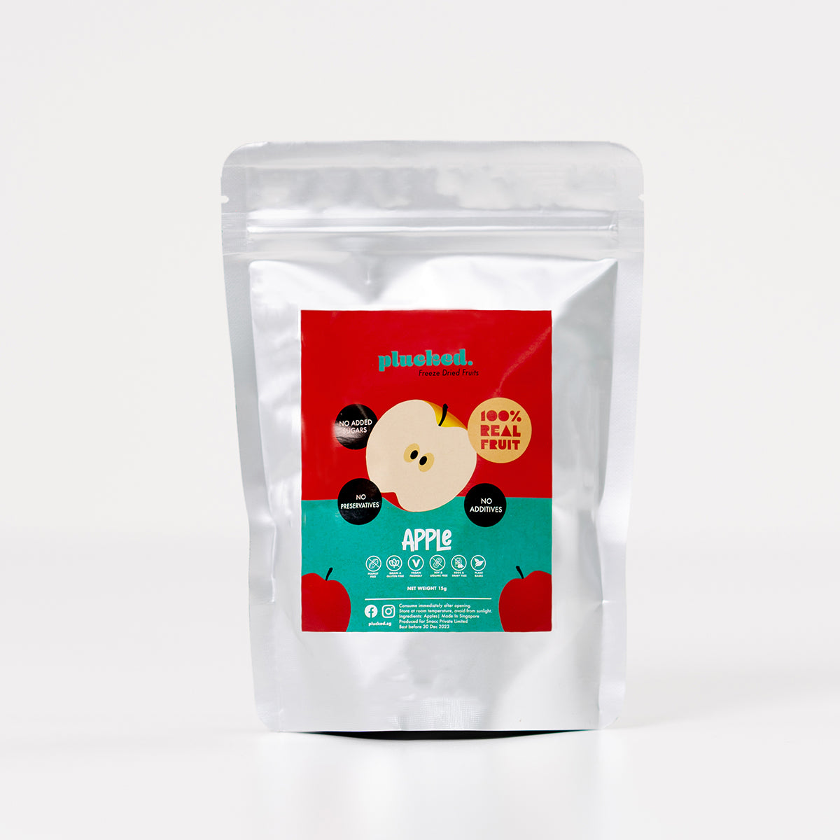 Freeze Dried Apple (15g) – Plucked Singapore